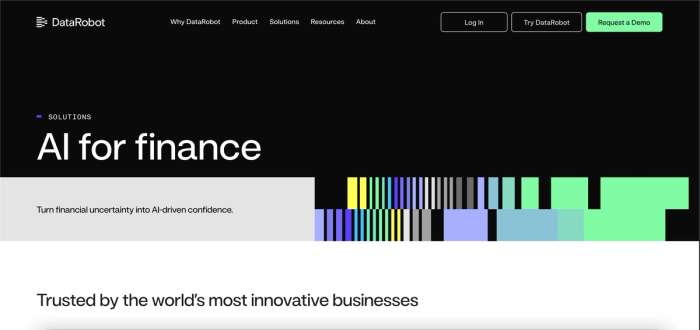 DataRobot: AI for finance