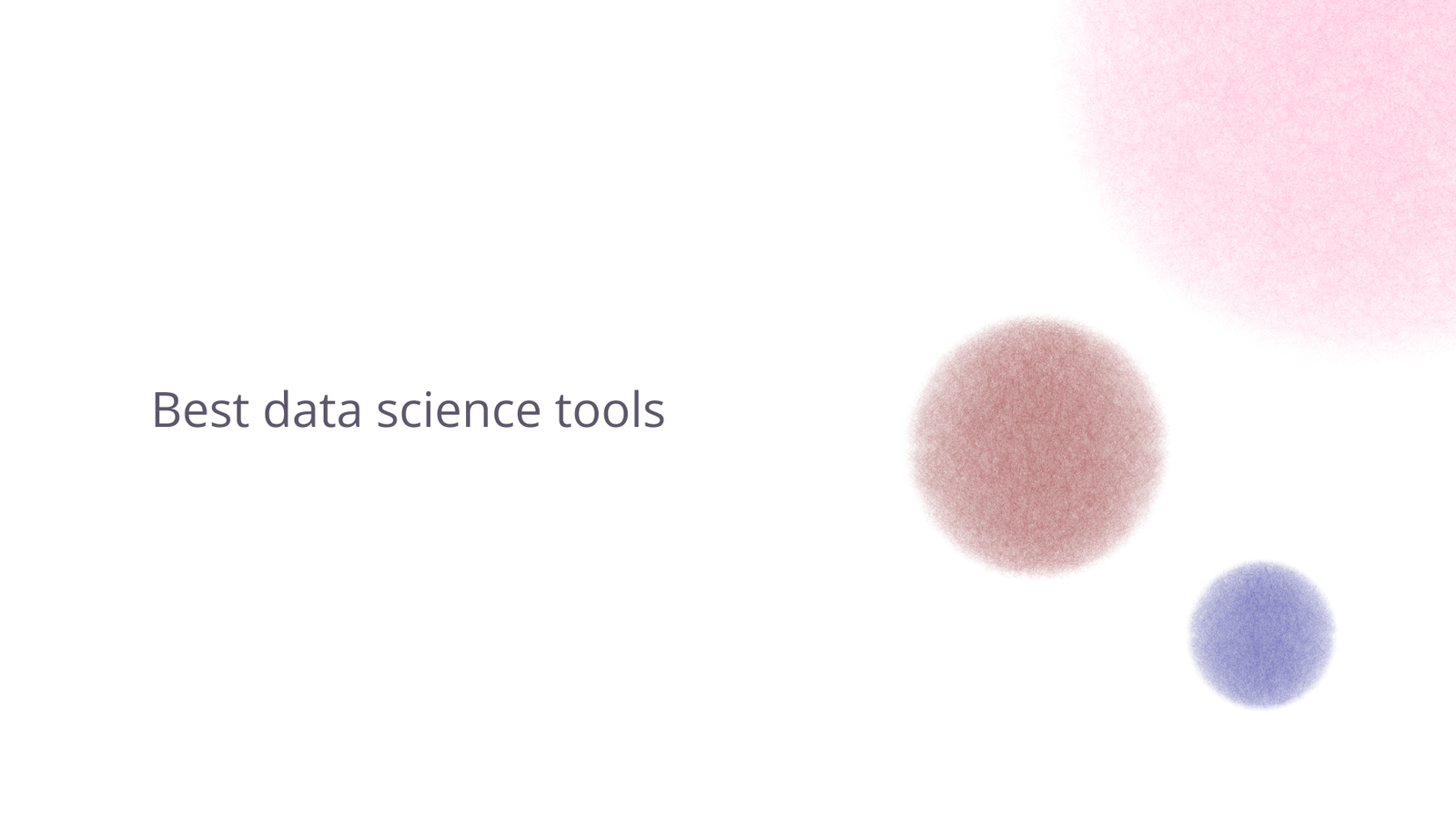 Best data science tools.