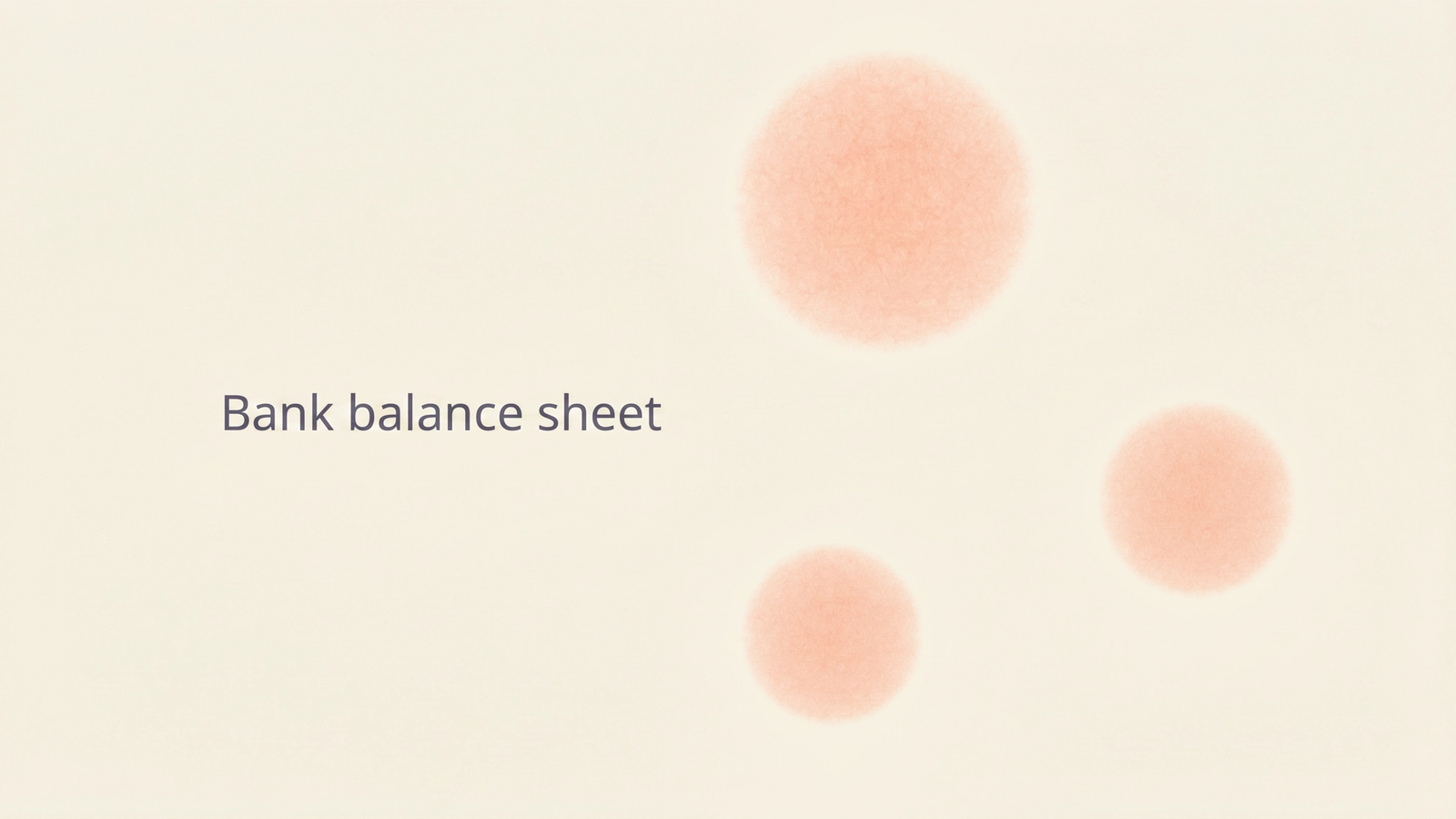 Bank account balance spreadsheet.