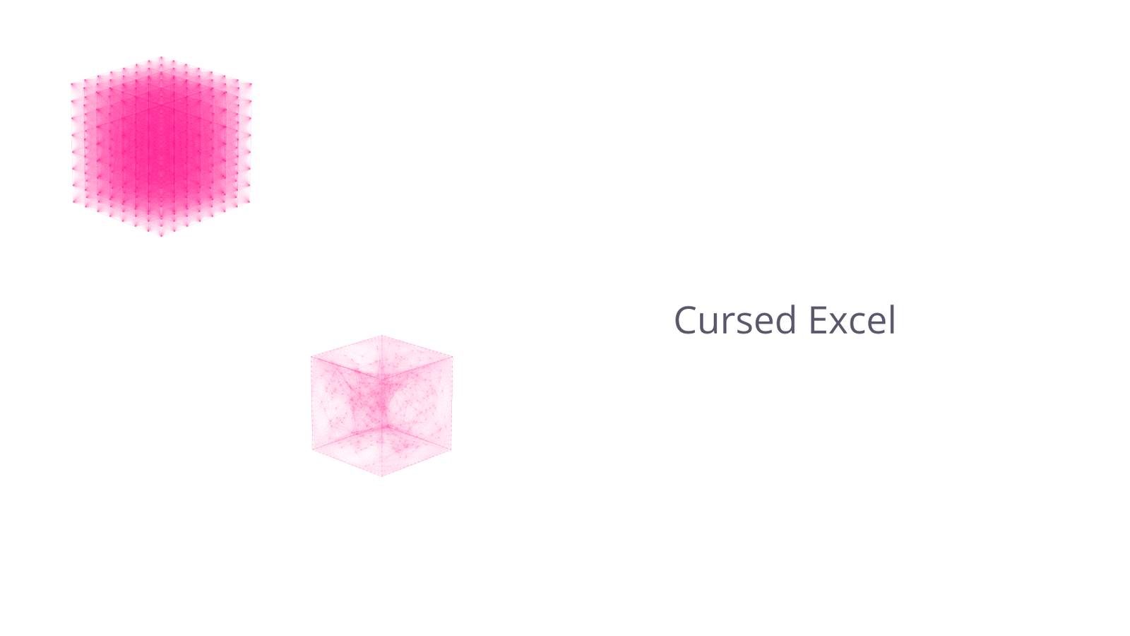 Cursed Excel.