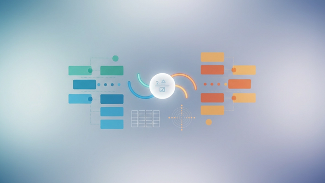 An abstract hero image displays soft, interconnected geometric shapes with subtle data flow lines, illustrating the structured process of evaluating survey consistency through split-half reliability.