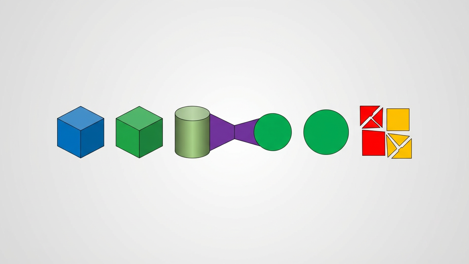 An abstract digital illustration features interconnected geometric shapes flowing towards a central, organized structure, with subtle visual disruptions indicating the need to reconcile intercompany transactions.