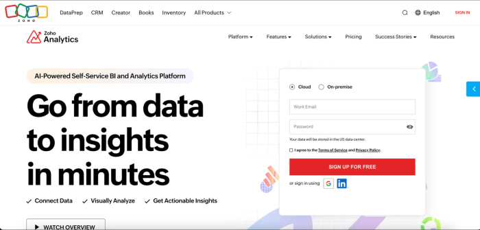 Zoho Analytics