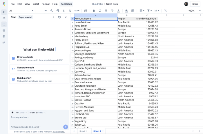 Quadratic CSV viewer and editor.
