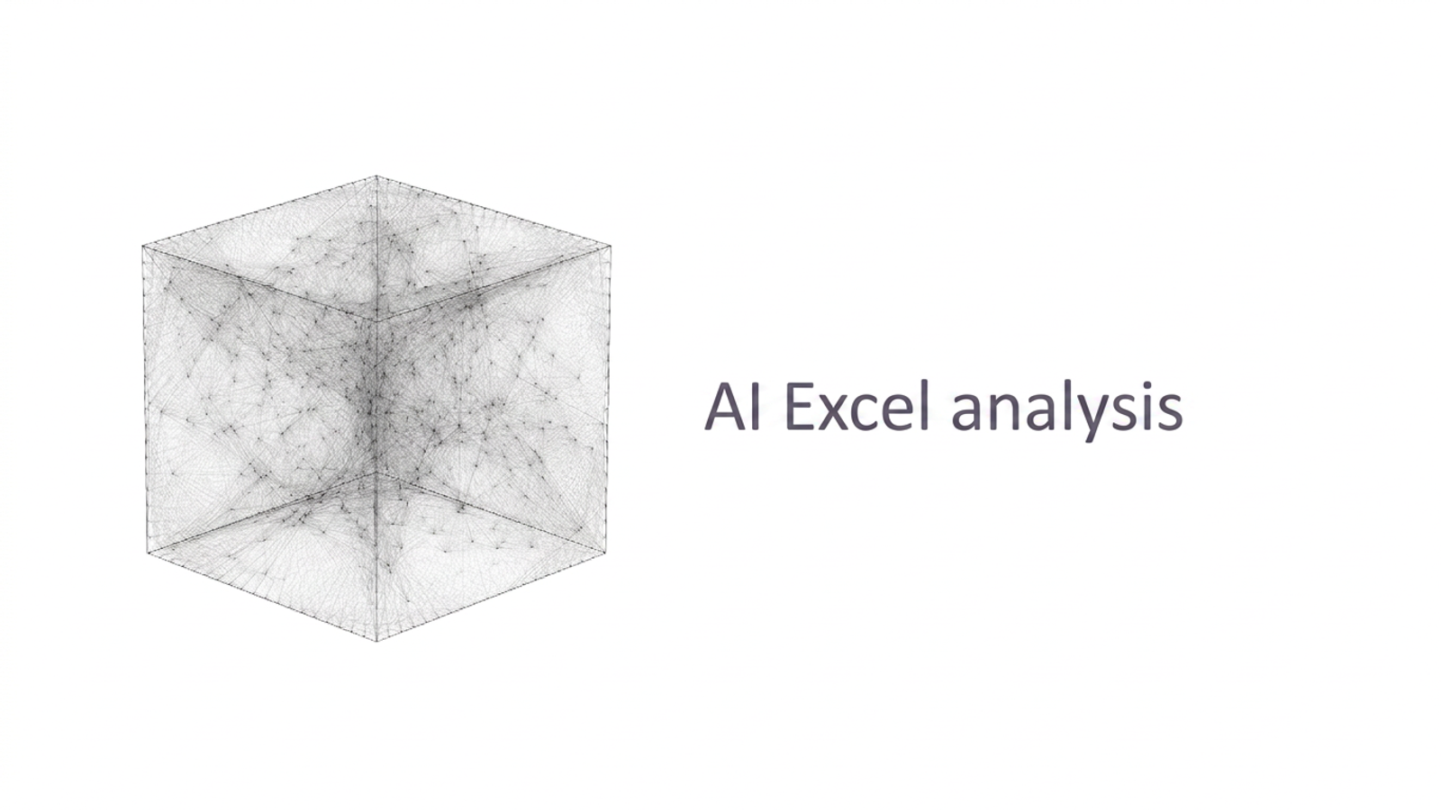 AI Excel analysis.