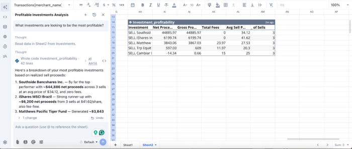 Data analysis in Quadratic,  best accounting software for small law firm