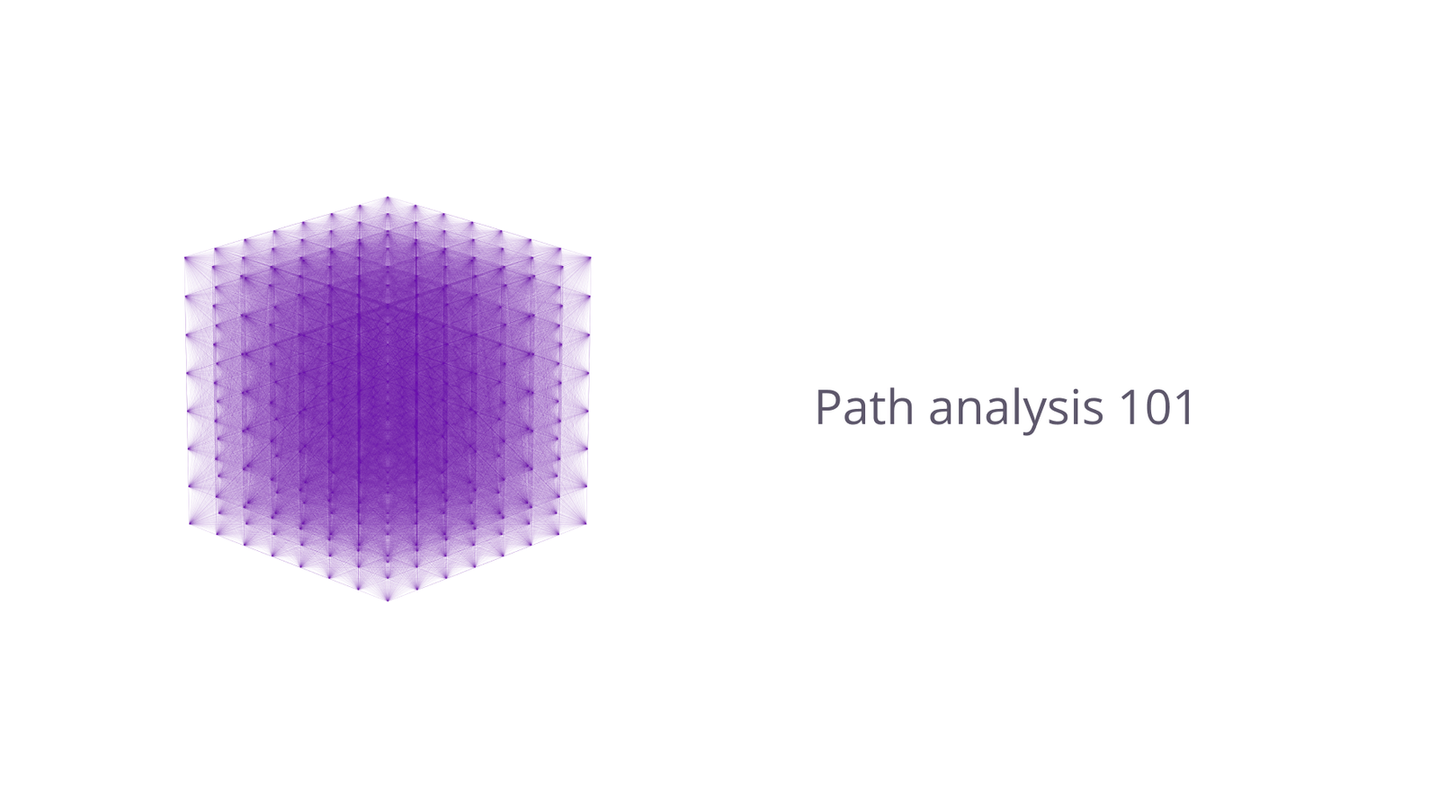 Path analysis 101.