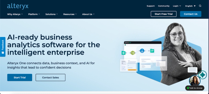 Alteryx: predictive analytics tool