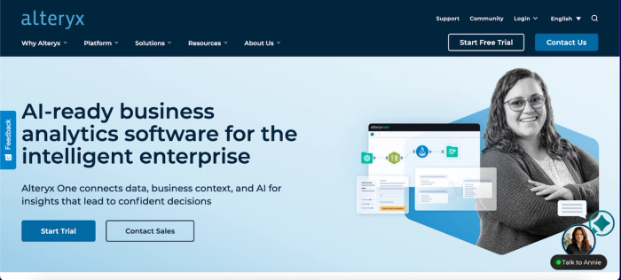 Alteryx: predictive analytics tool