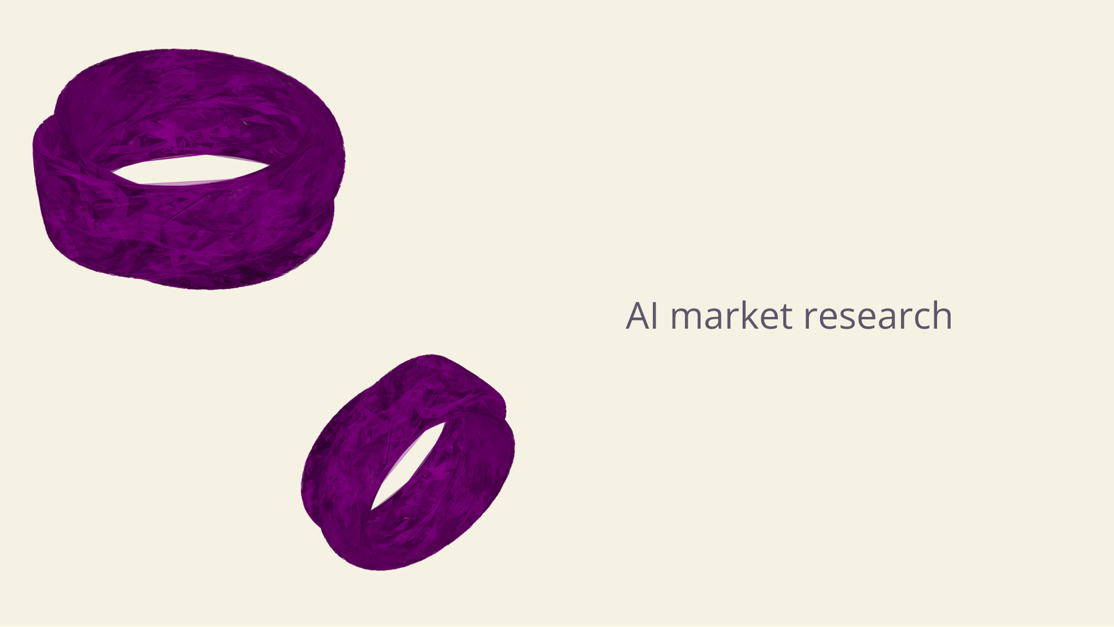 AI market research.