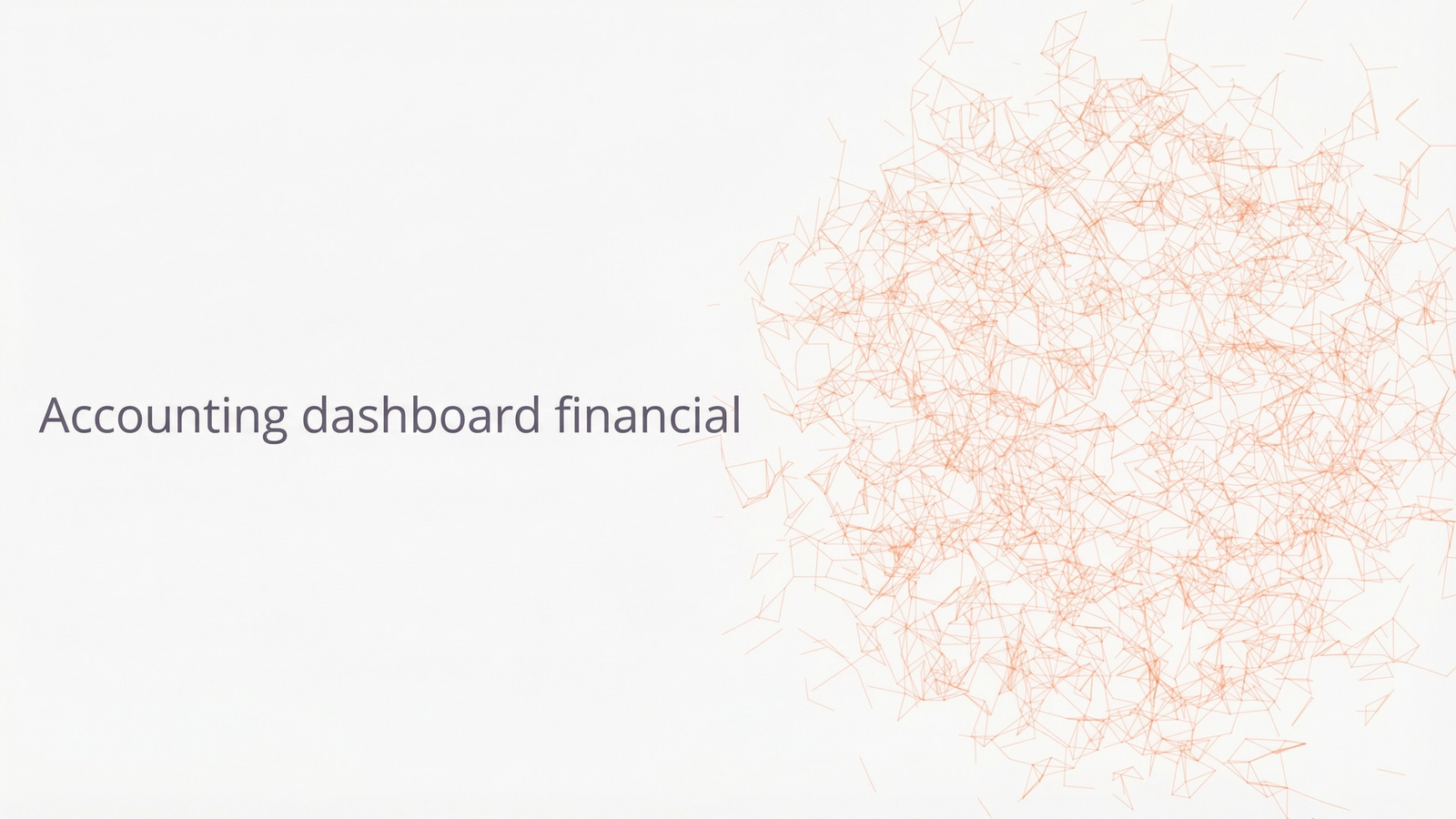 Accounting dashboard financial.