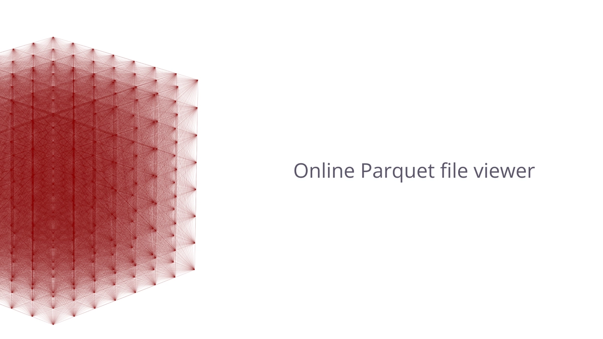 How to Use the Easiest Online Parquet File Viewer