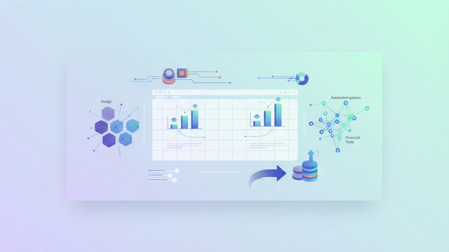 A minimalist abstract design shows intersecting translucent geometric planes and flowing data streams in soft blues and greens, illustrating the dynamic financial modeling for urban infrastructure upgrades.