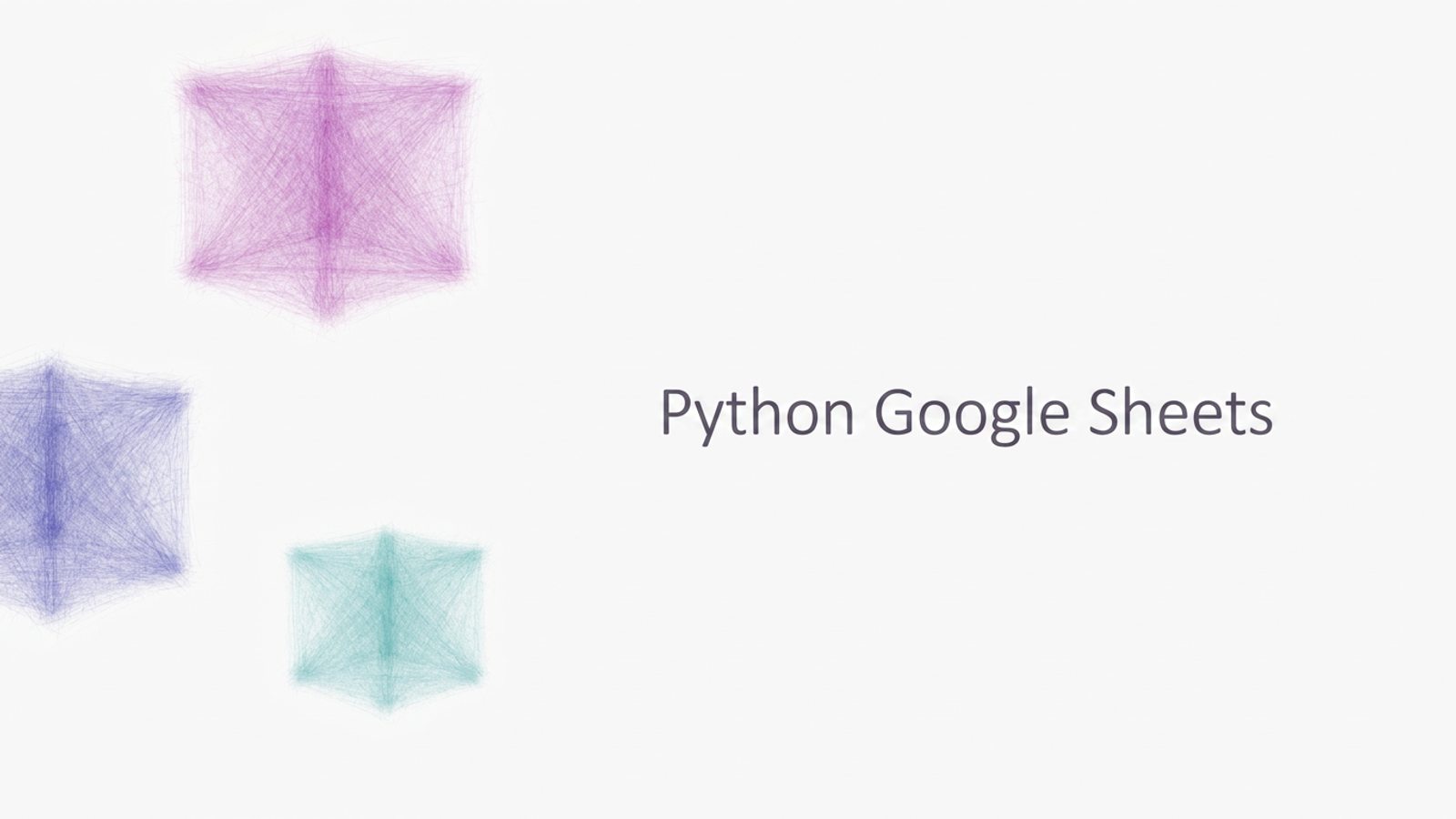 Python Google Sheets.