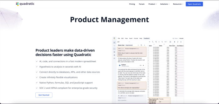 Quadratic: The best AI for product management.