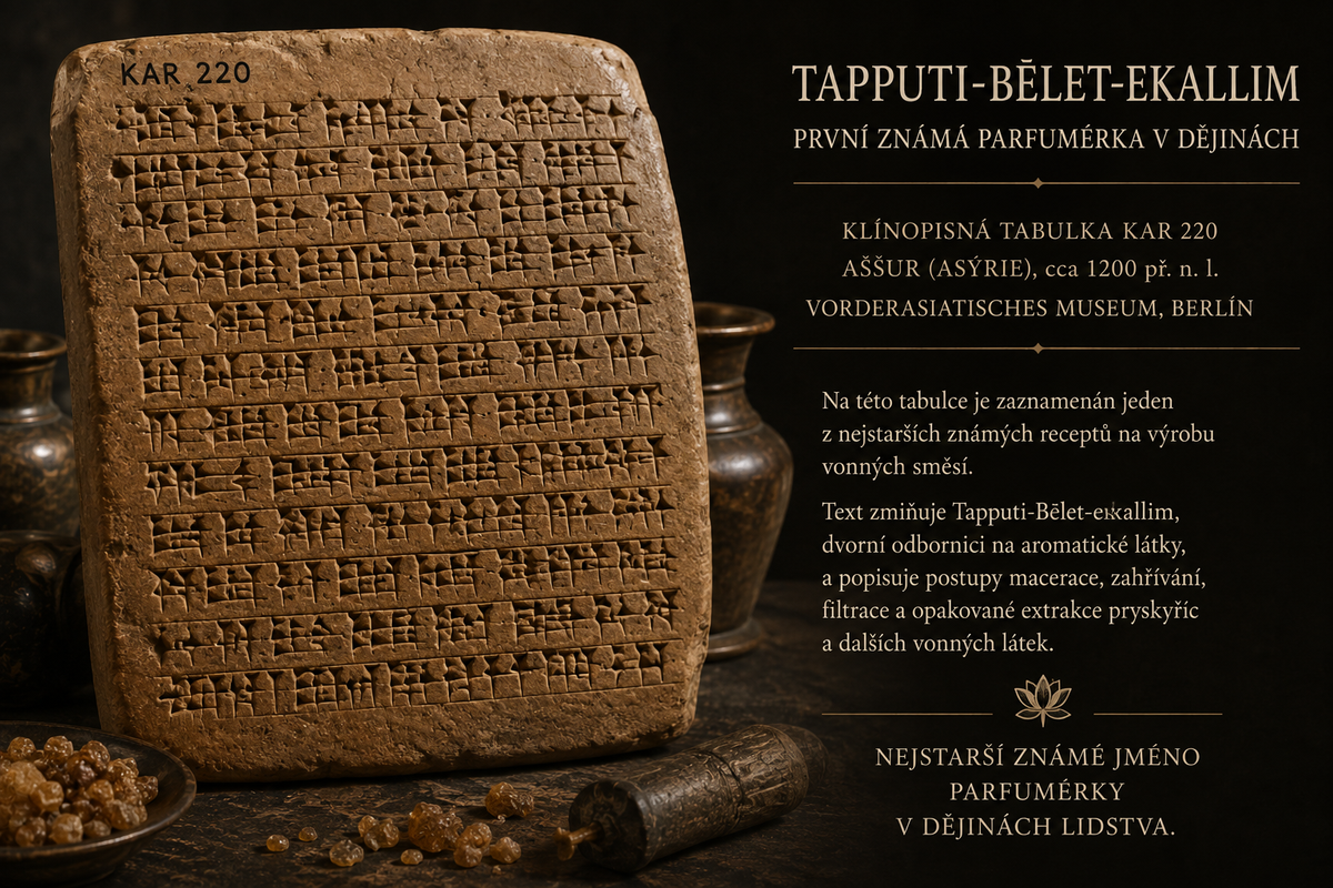 První parfém: mýtus a skutečnost