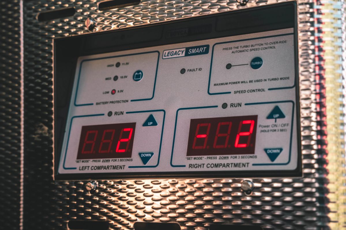 Each zone can be independently controlled.