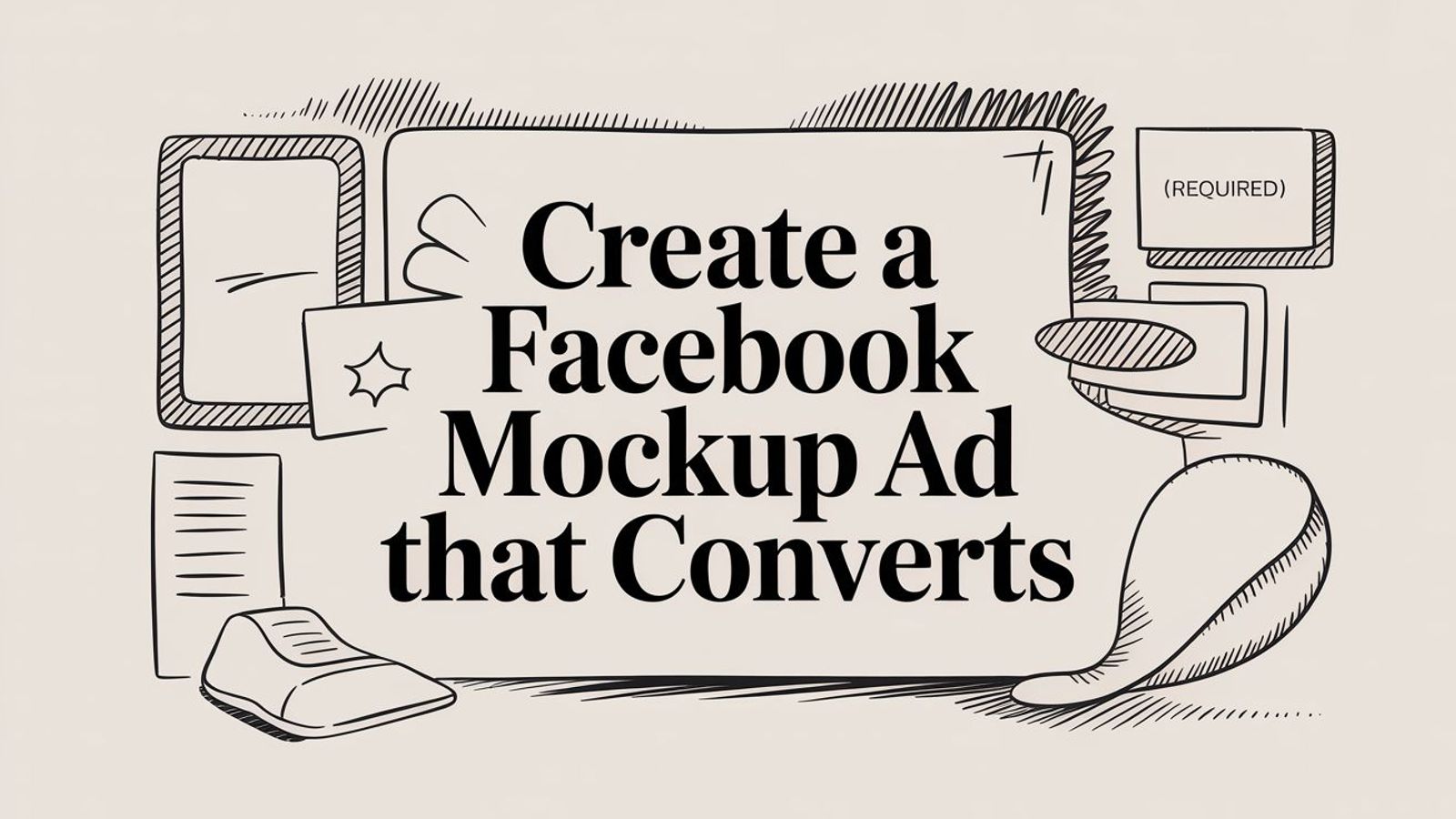 Create a Facebook Mockup Ad That Converts