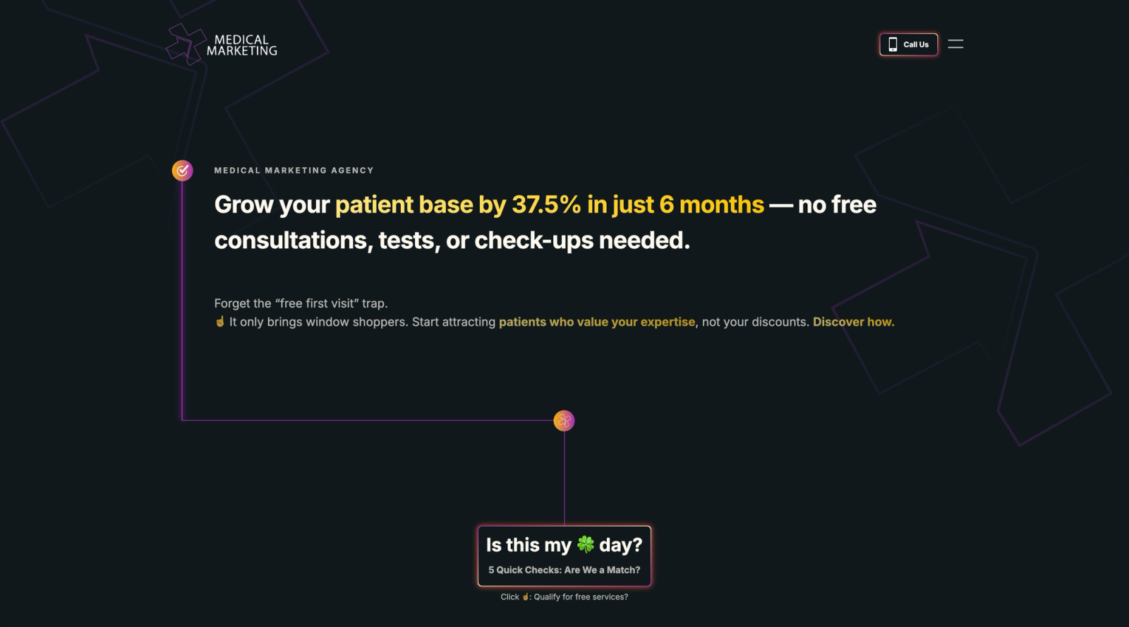 Medical Marketing — Agency Site & Landing-Page System