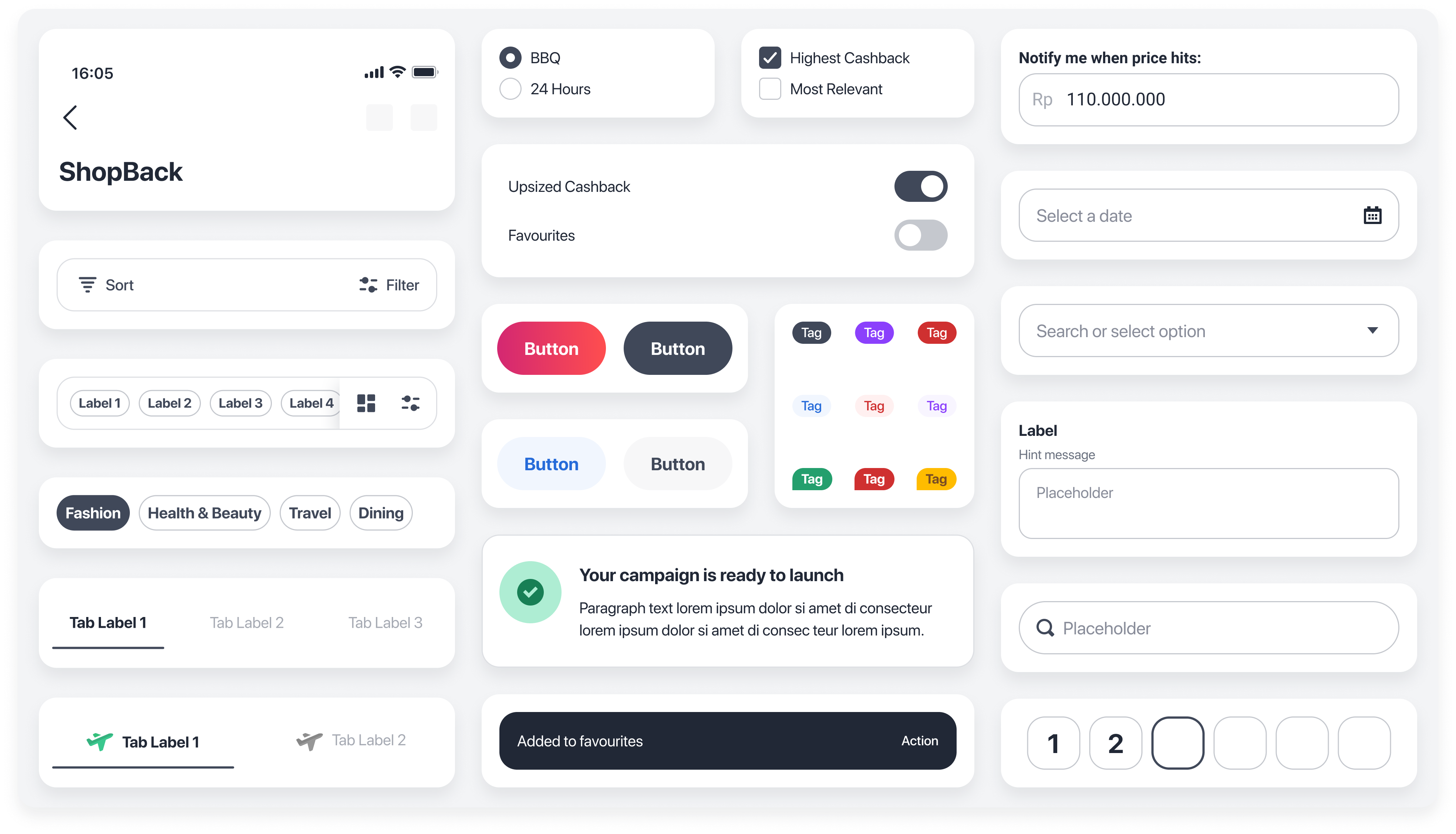 ShopBack Design System