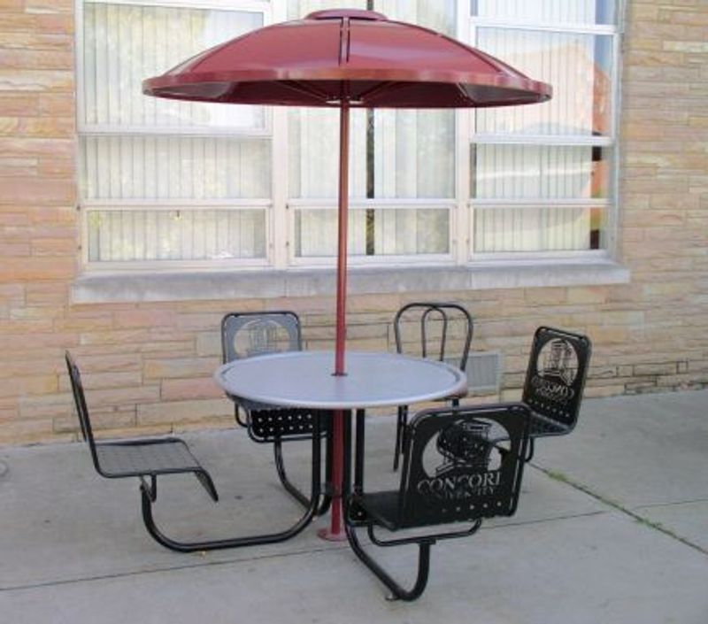 Carousel Table 1807Umbrella
