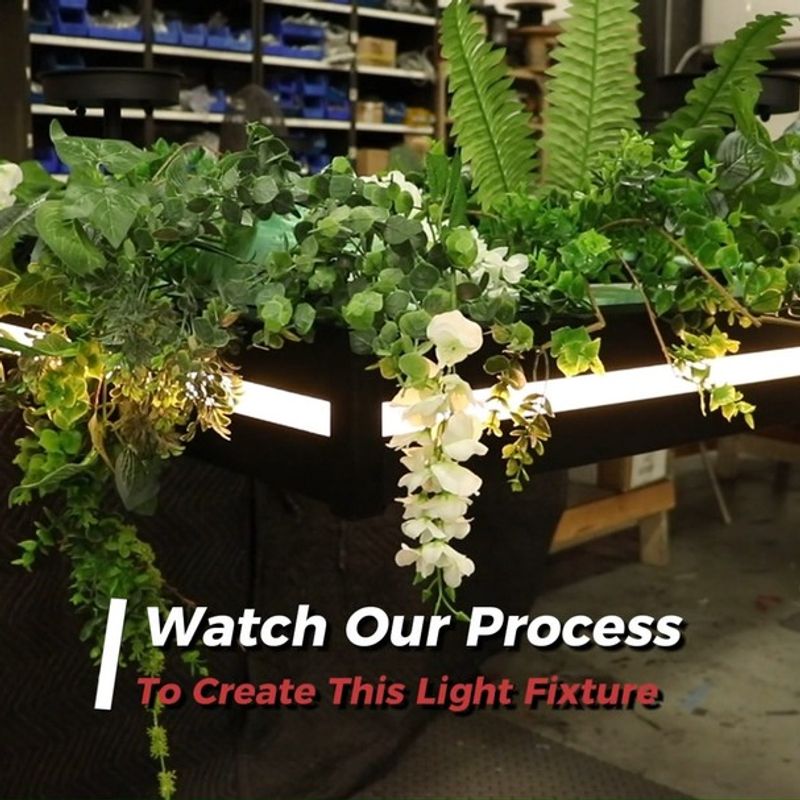 🌿✨ Watch as we create this stunning planter chandelier for a hotel in Florida that’s sure to leave a lasting impression. From design to the finished product…