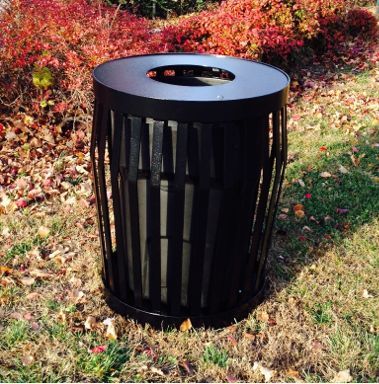 Lantern Trash Receptacle