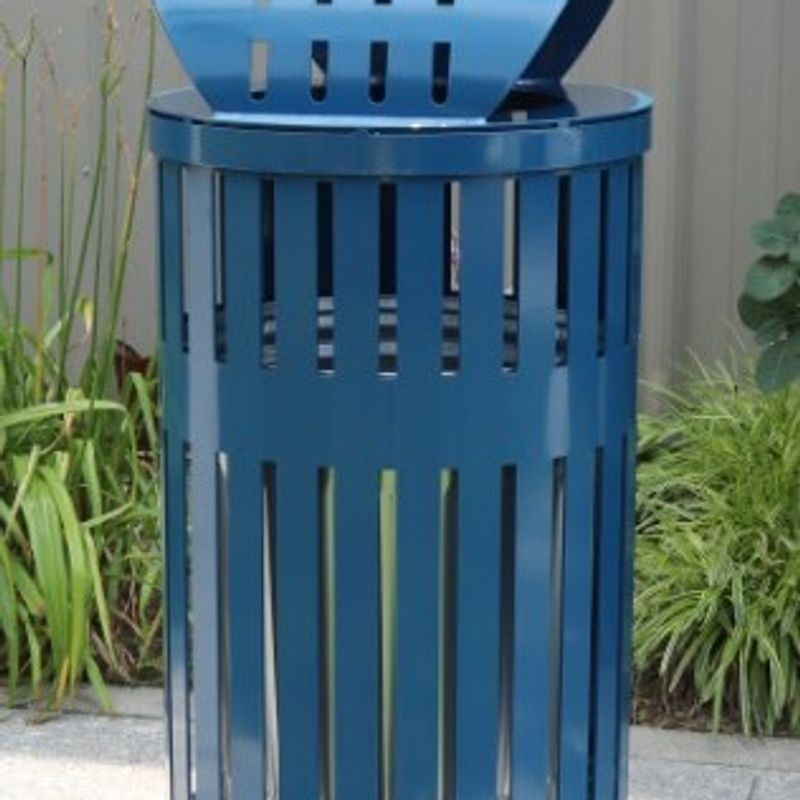 TR-1940-32-SM DL-3 Vertical
50” H x 23.75” Dia. 
RAL-5001 Green -Blue Powder Coat