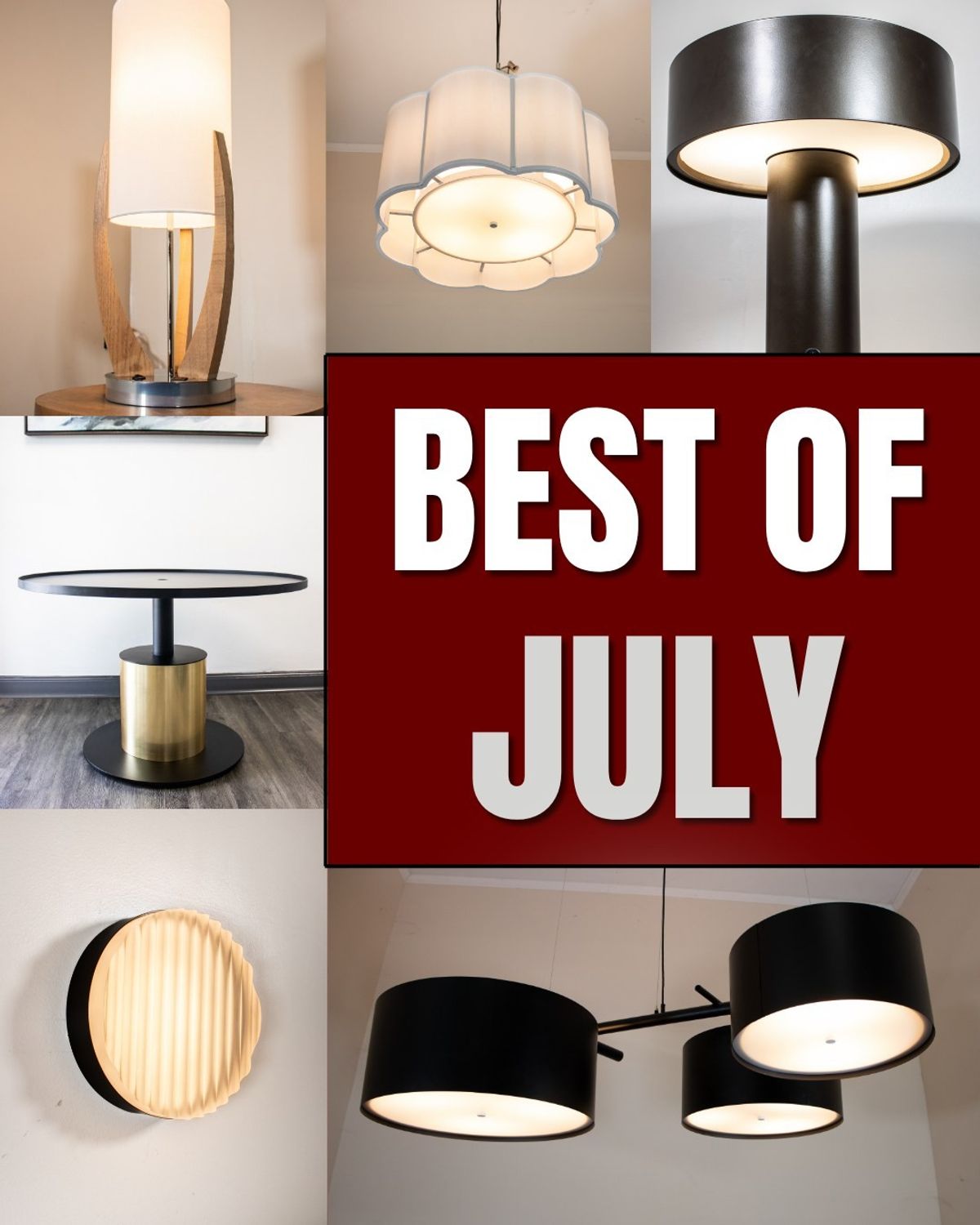From elegant table lamps to striking ceiling fixtures, July’s builds were all about bringing character and function to every space. 💡
Each piece we create…