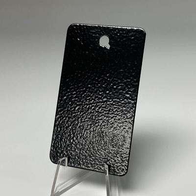 Black Peel powder-coat swatch