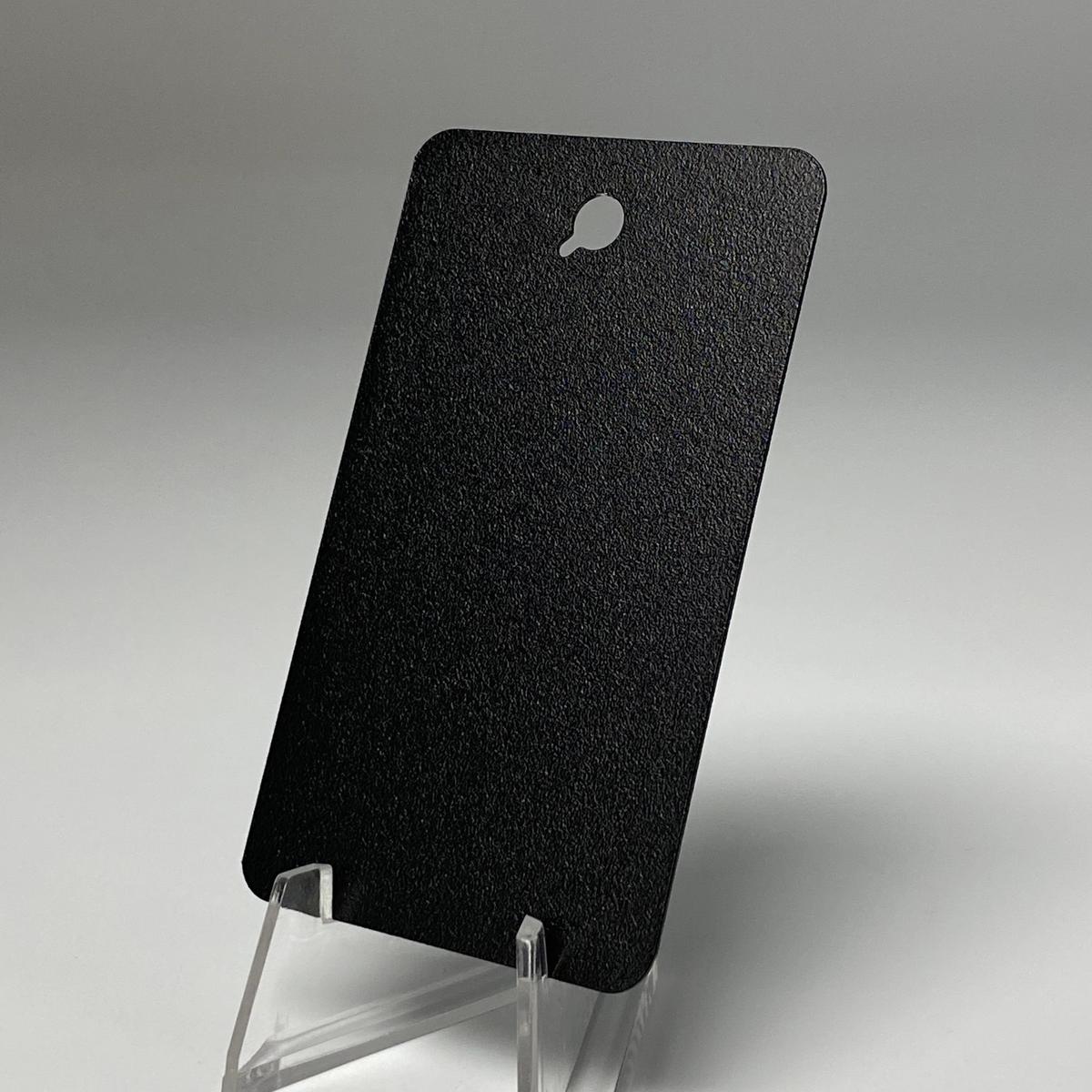 Black Texture powder-coat swatch