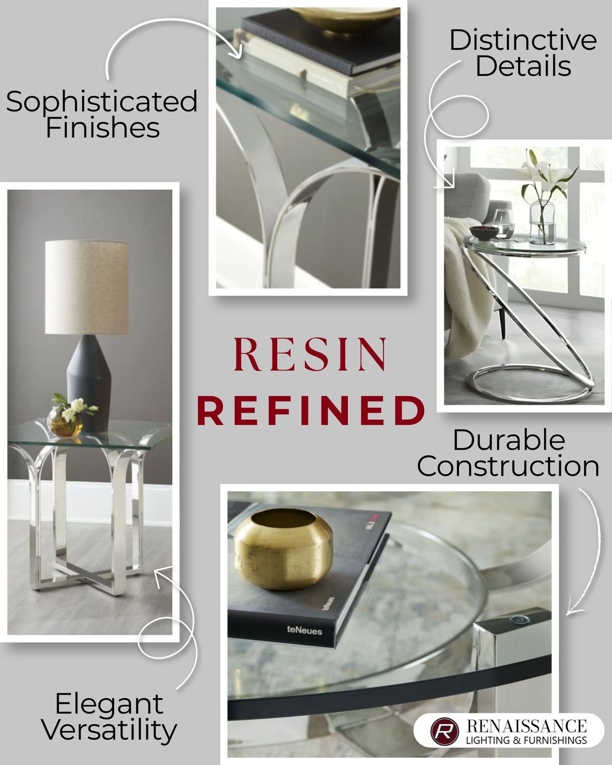 Resin Refined.
Resin offers the flexibility to bring distinctive design concepts to life while delivering the durability and versatility demanded by hospita…