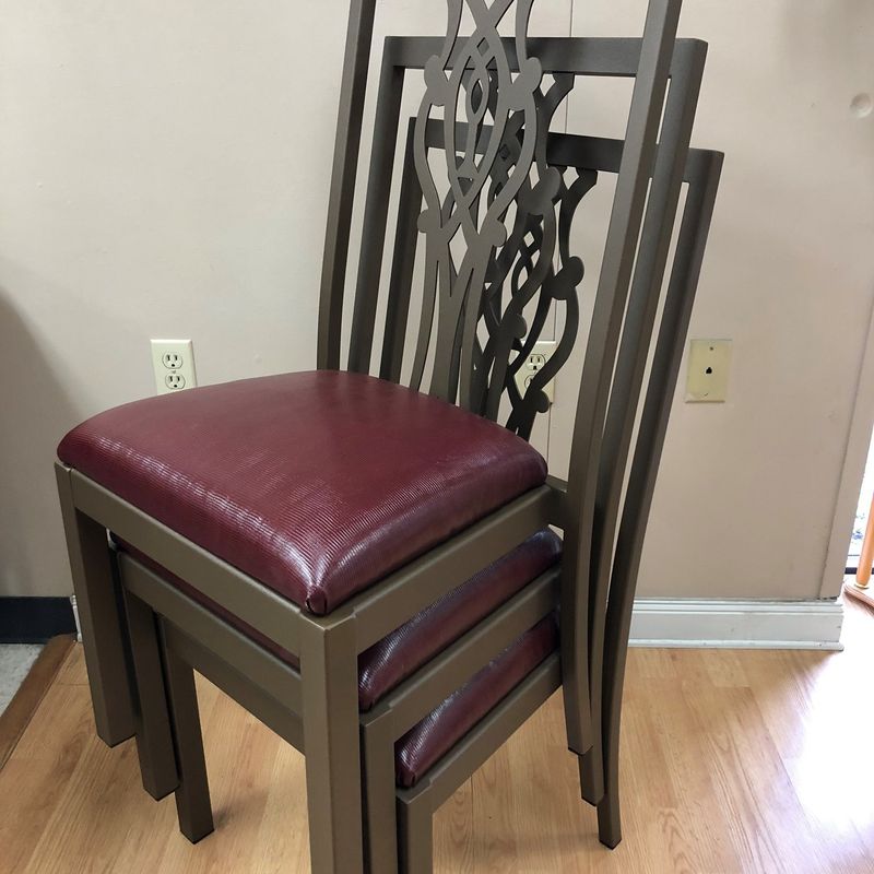 RF-C-0502
“Stack Chairs”
39.75” H x 20” W
Tier 1 Powder Coat Type Finish. 
Seat-COM
#RCLFinc #MadeinUSA