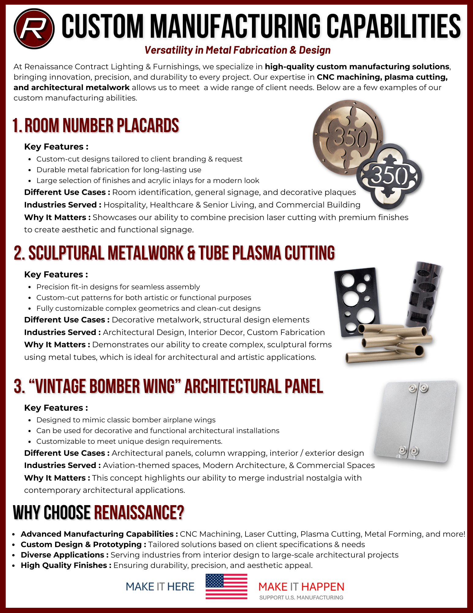 Custom Manufacturing Capabilities