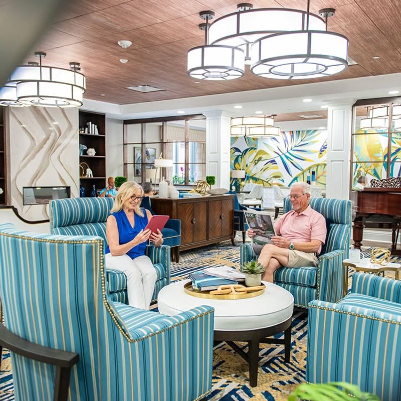 Bringing a touch of warm elegance to Bay Village at Sarasota! ✨ 

Our custom-designed pendant fixtures, with their rich, amber glow and sleek, architectural…