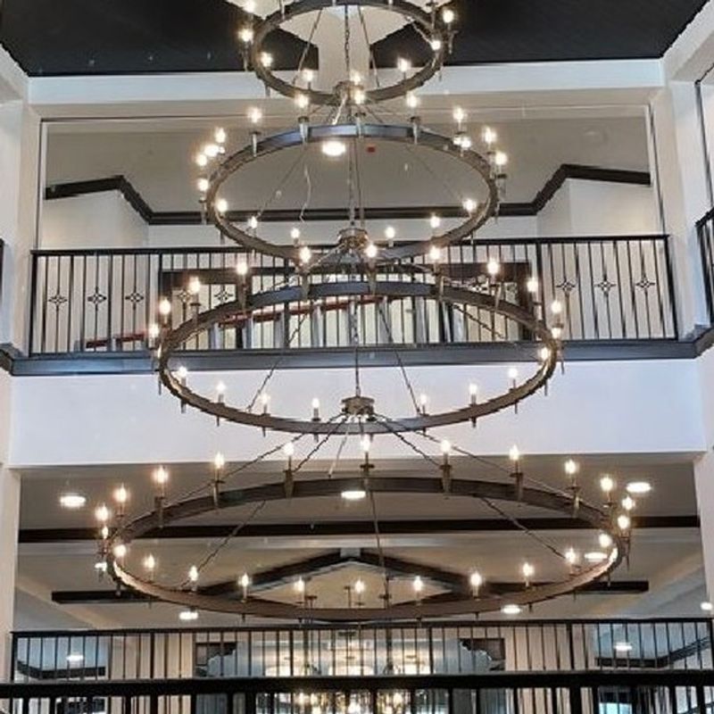 RC-3-0101-132-4TR
132” Dia. x 192” OAH
LC Bronze & Bright Gold Powder Coat

Install
The Grove at Trelago
Vista Trelago, Maitland, FL 
Design Credits-Palmetto…