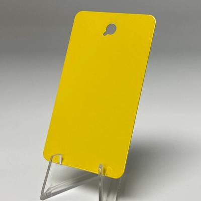 Lemon Yellow powder-coat swatch