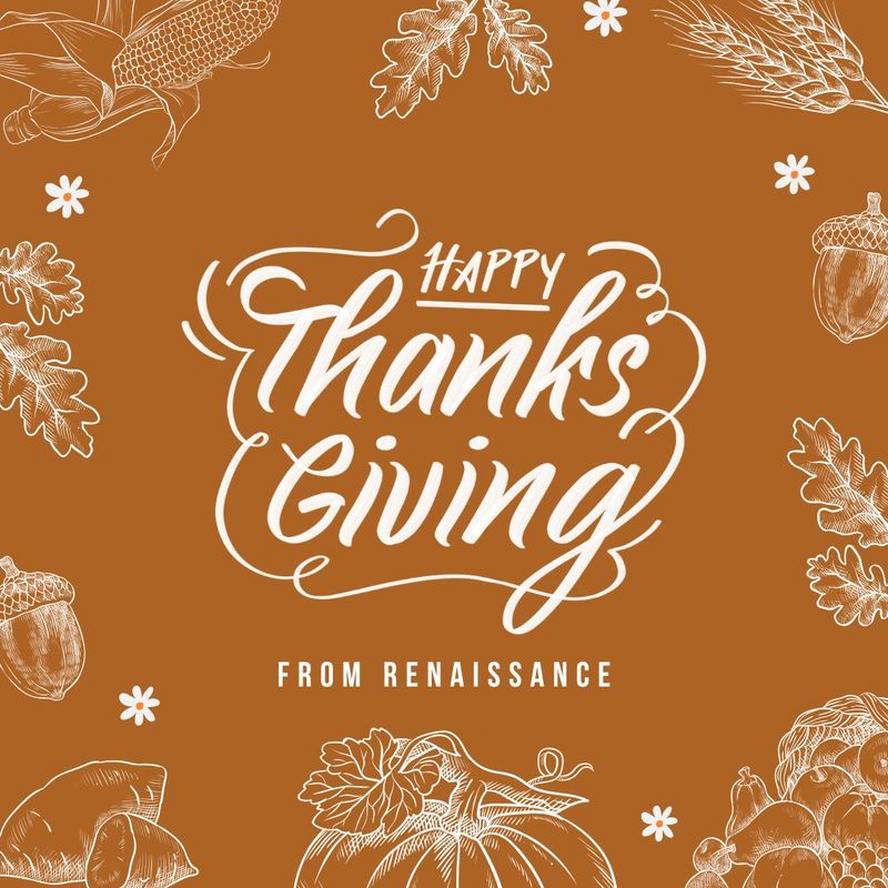 Grateful for all the love, support, and connections we've built this year. Wishing you and yours a warm, joyful, and peaceful Thanksgiving! 🦃