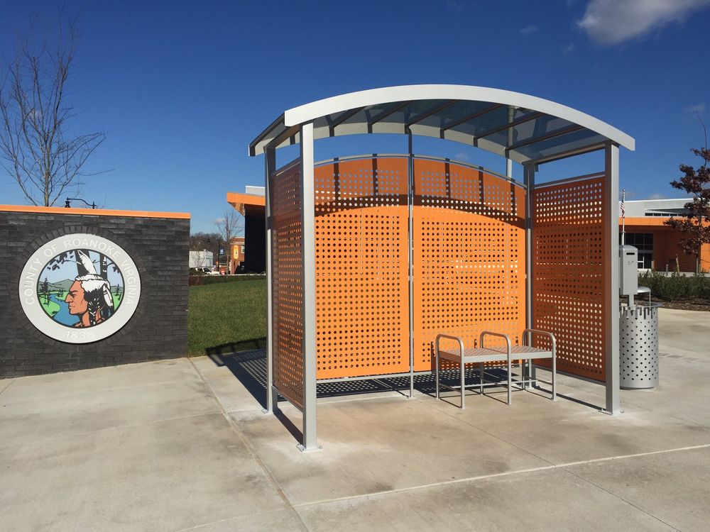 Vinton Library Bus Shelter — photo 2
