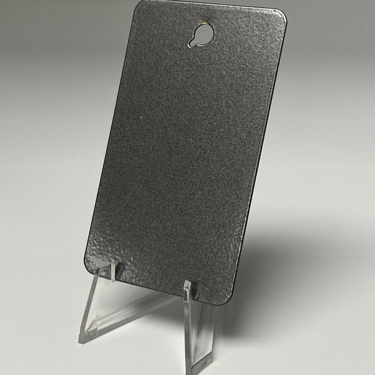 Gun Metal powder-coat swatch