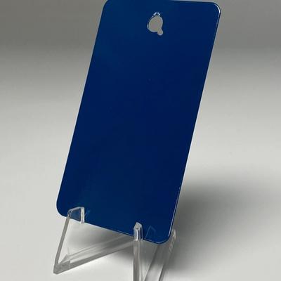 Green-Blue powder-coat swatch