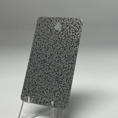 Silver Hammerstone powder-coat swatch