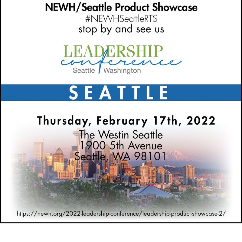 Come visit us at Booth 901!

NEWH Seattle Product Showcase and Leadership Conference

#rclfinc #NEWHSeattleRTS