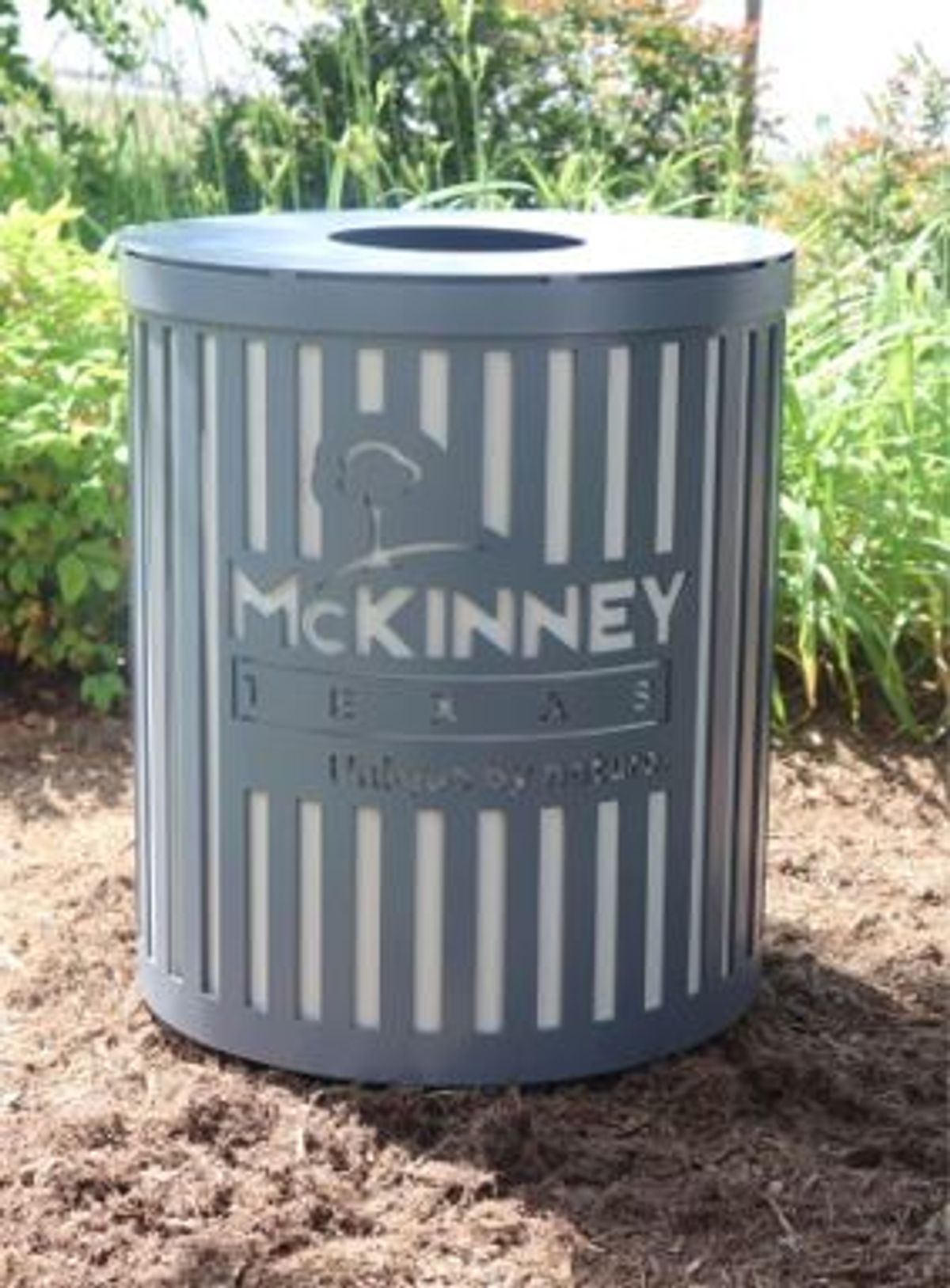 Carousel Trash Receptacle