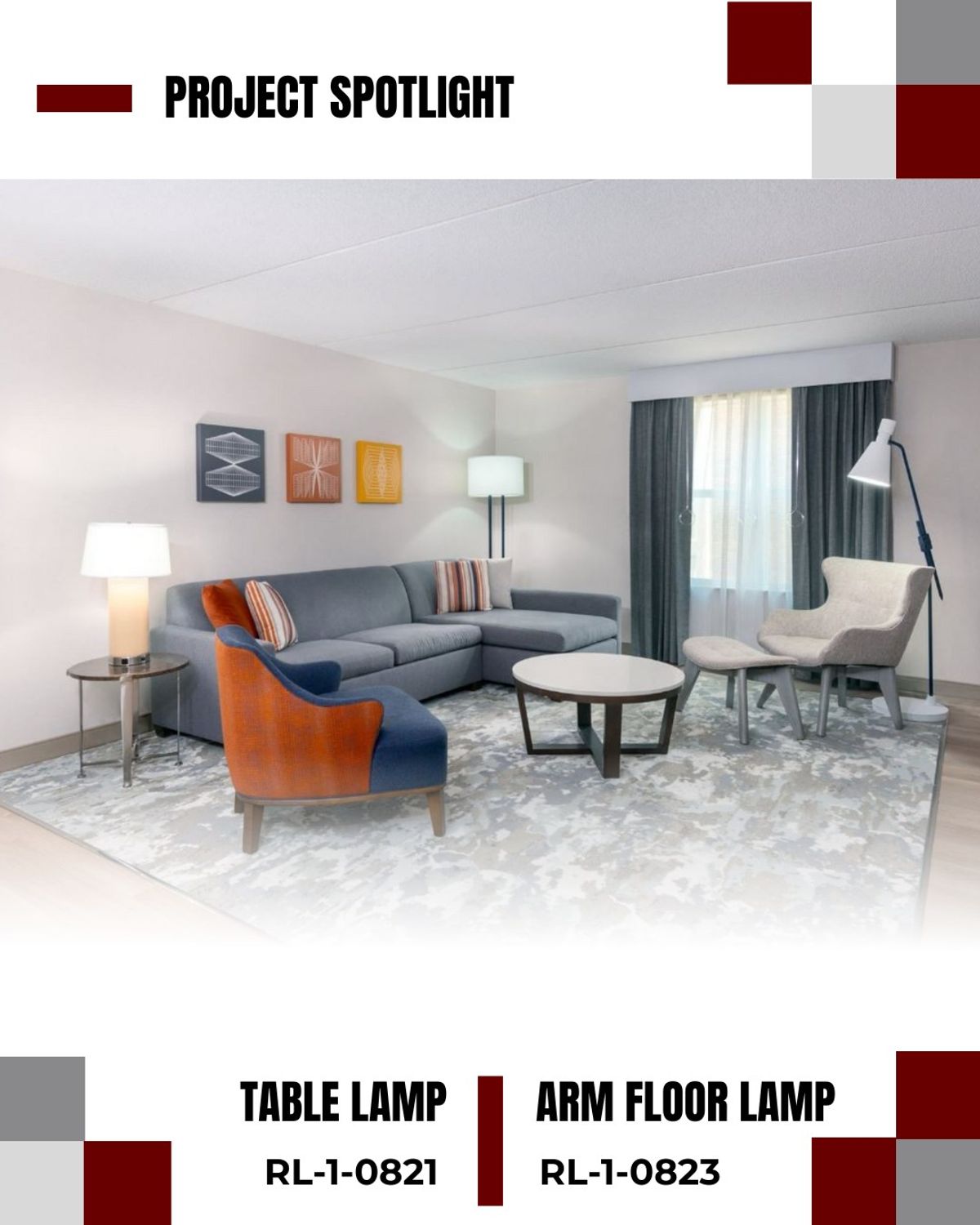 ✨ Project Spotlight ✨
We loved partnering on this custom lighting package for Homewood Suites by Hilton in Canton, MA. This tailored collection of guestroom…