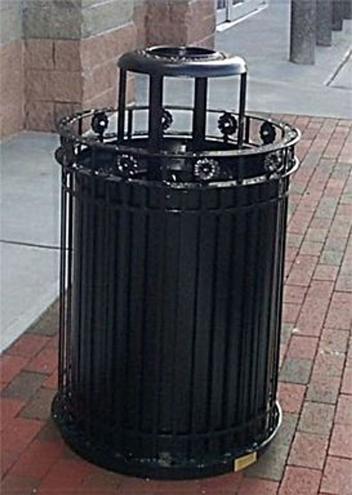Rosetta Trash Receptacle