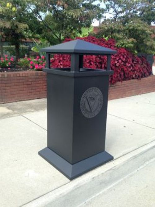 Town of Vinton Trash Receptacle