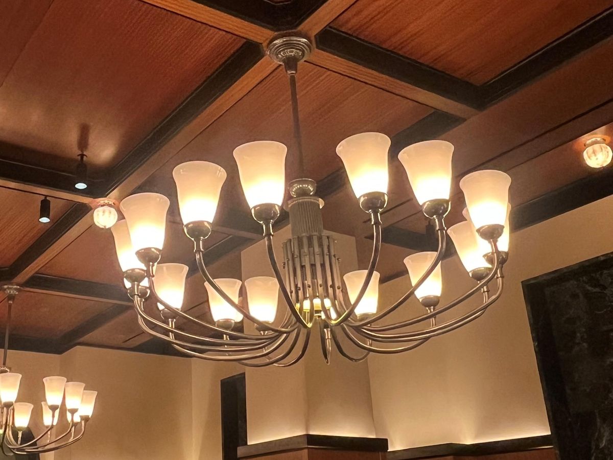 Finished Locanda chandelier ready for delivery