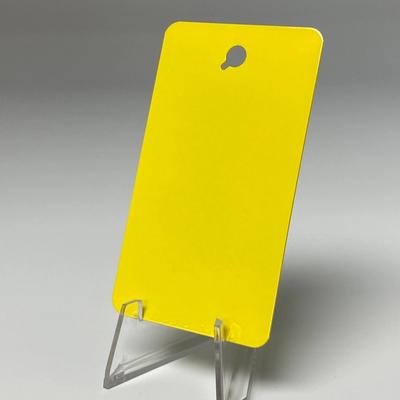Safety Yellow powder-coat swatch