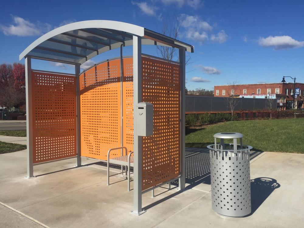Vinton Library Bus Shelter — photo 1